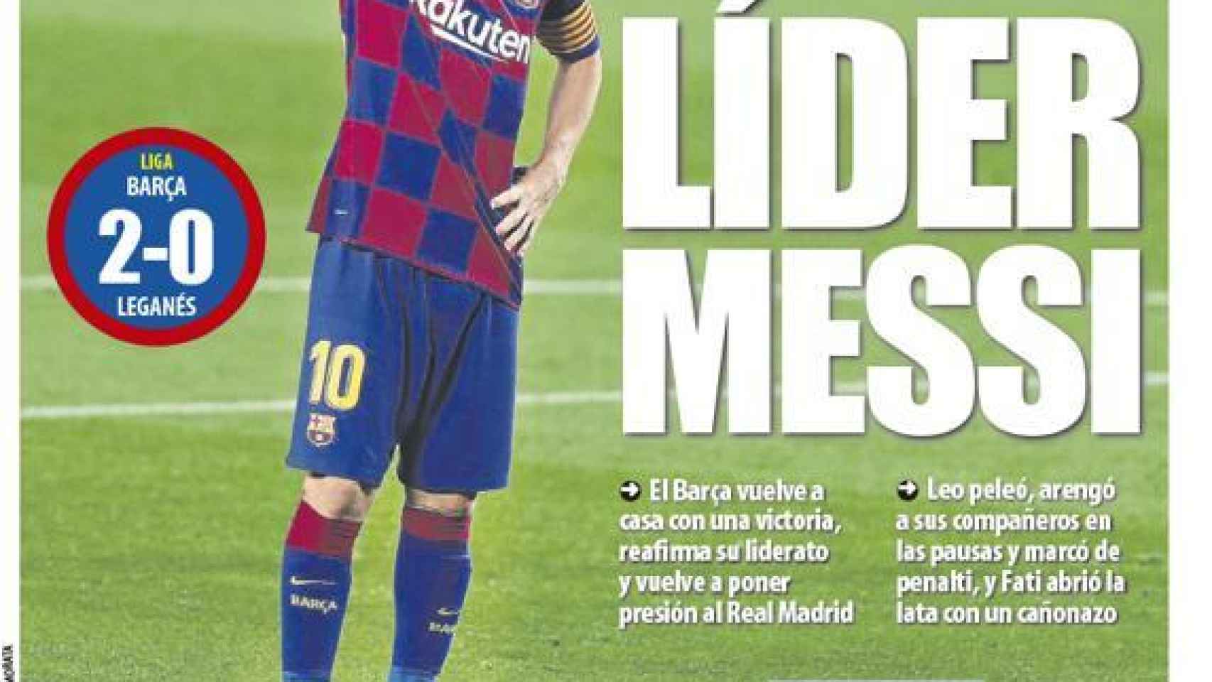 La portada del diario Mundo Deportivo (17/06/2020)