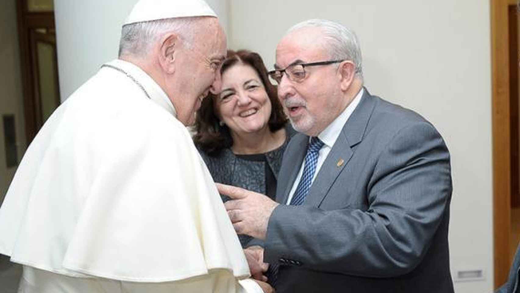 En junio de 2018, José Luis Mendoza, participó en una eucaristía privad presidida por el Papa Francisco.