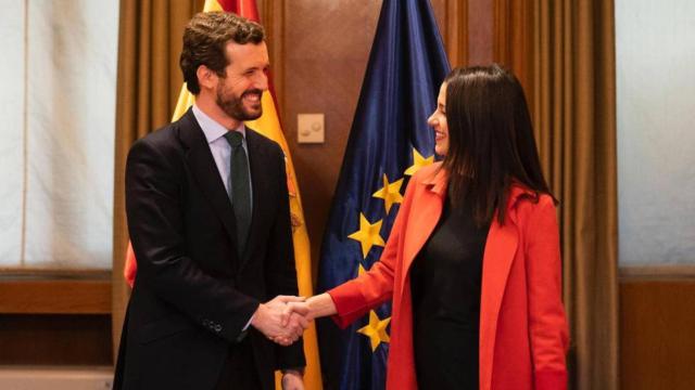 Pablo Casado e Inés Arrimadas en una imagen de archivo. Efe