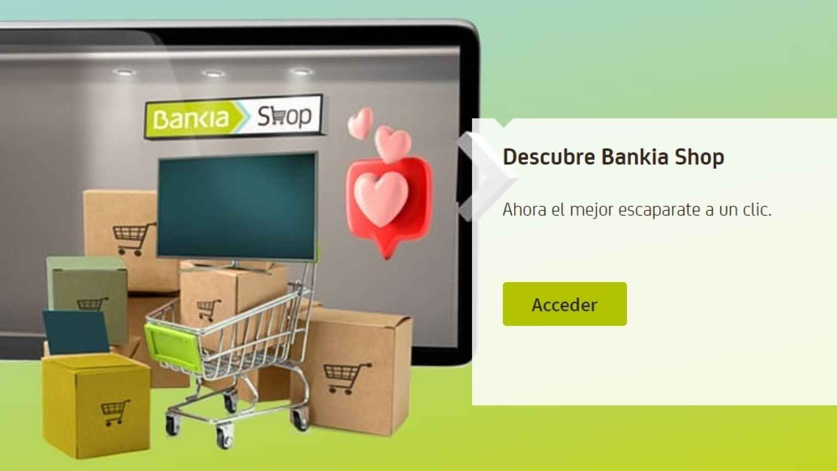 La tienda de productos de electrónica de Bankia, 'Bankia Shop'.