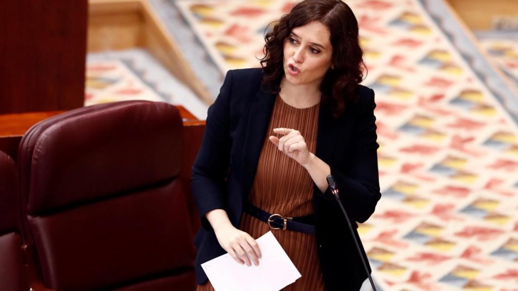 La presidenta de la Comunidad de Madrid, isabel Díaz Ayuso. Efe.