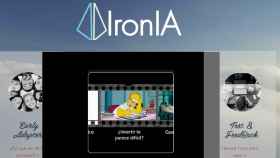 Pantallazo inicial de IronIA, la plataforma digital de fondos de Diaphanum.
