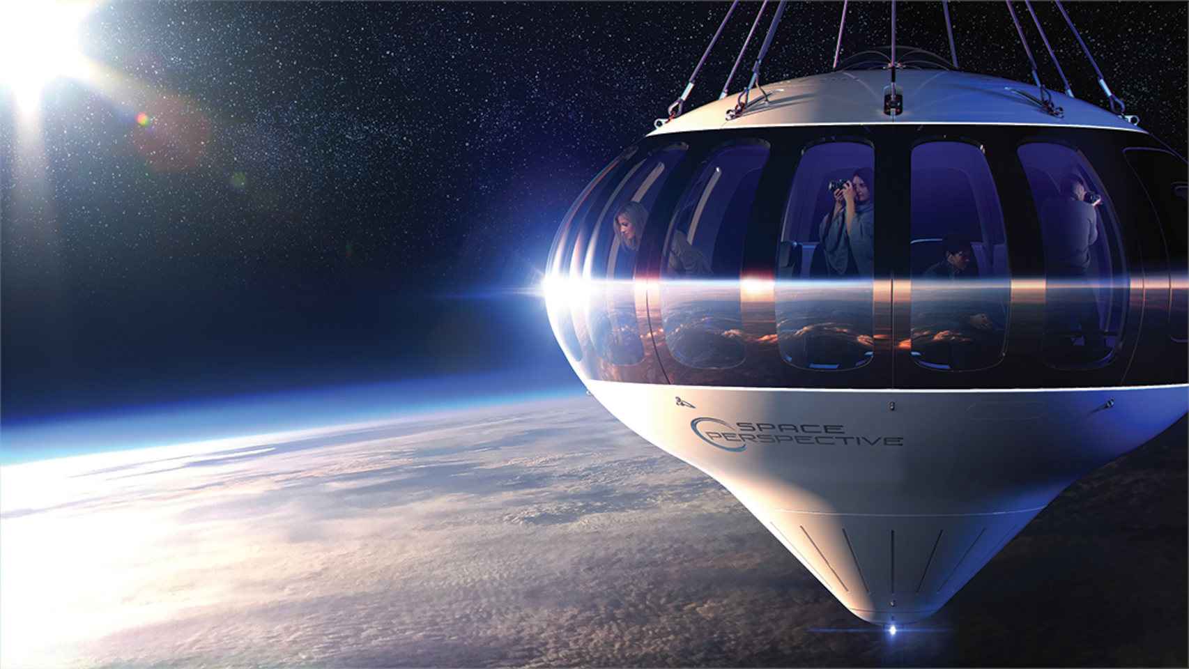 La nave de Space Perspective contará con vistas impresionantes