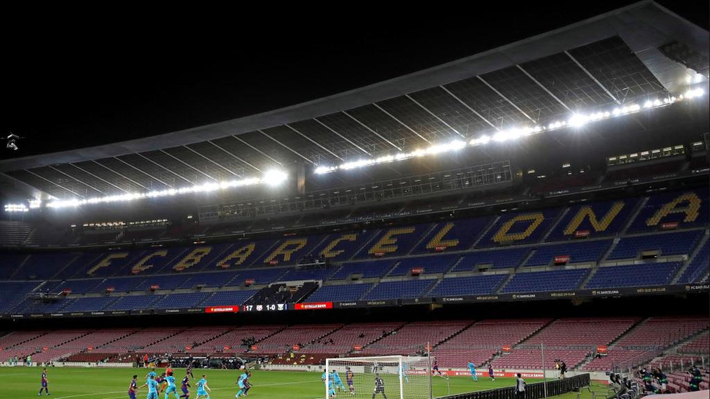 El Camp Nou vacío