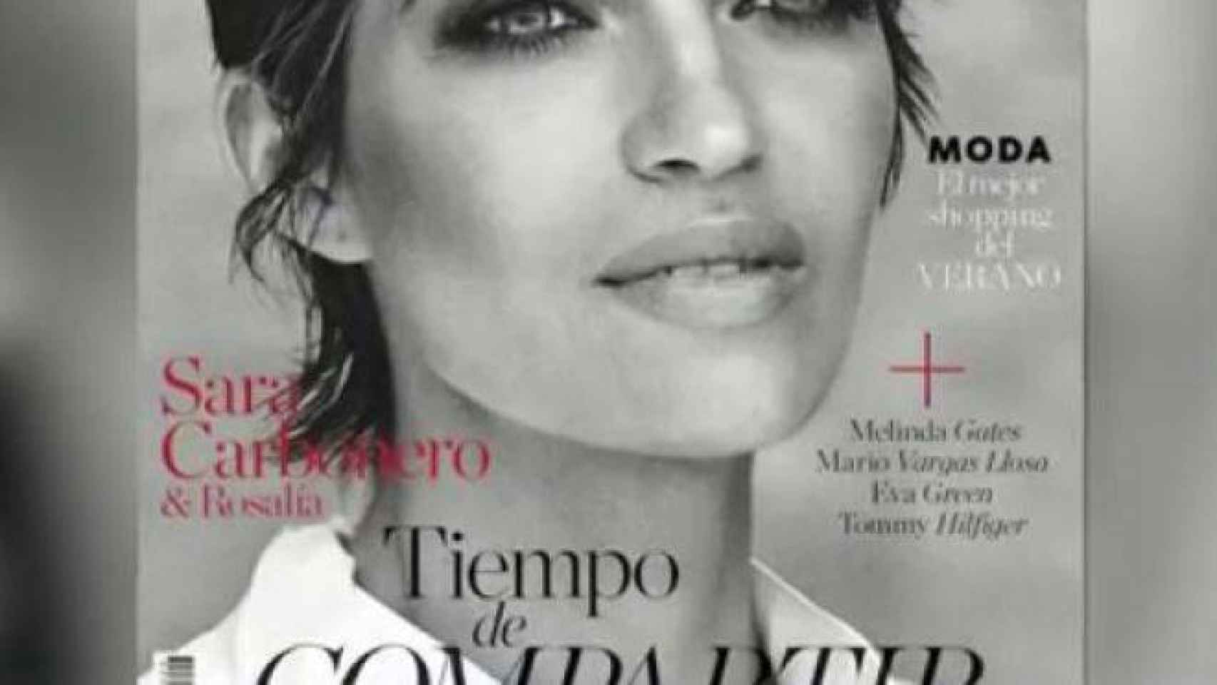 Sara Carbonero en la portada de Elle
