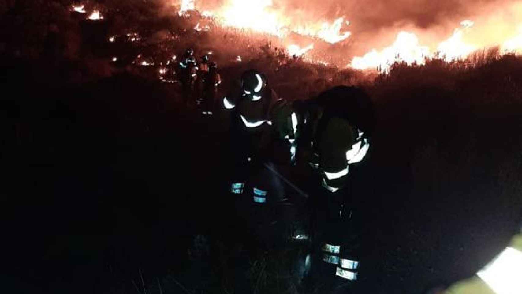 Imagen del incendio de Mojácar. INFOCA.