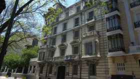 Imagen exterior de la antigua sede de la CNMV en el Paseo de la Castellana 19 (Madrid).