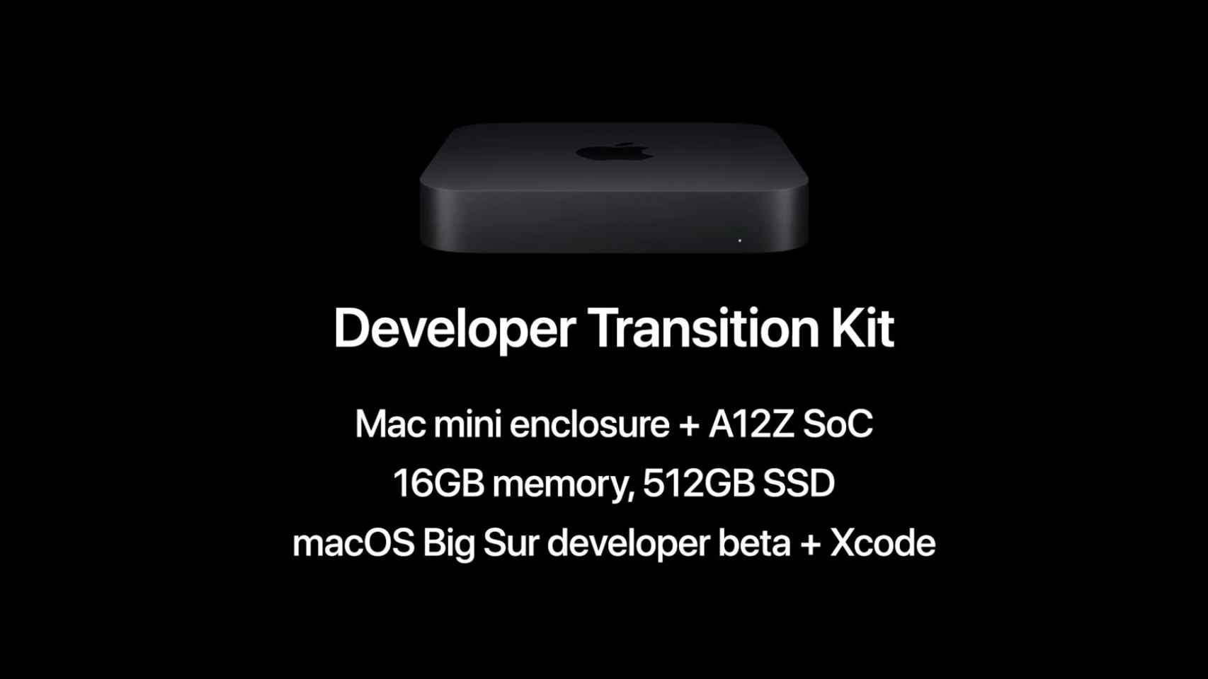 El primer Mac con procesador ARM será un Mac Mini para el kit de desarrollo