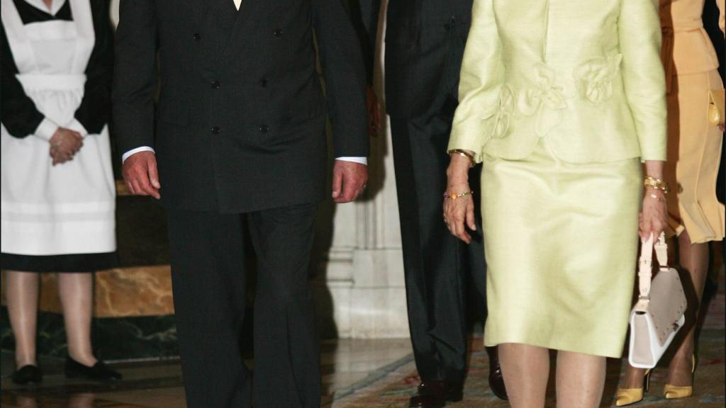 La recepción con motivo del santo de Juan Carlos en el año 2004