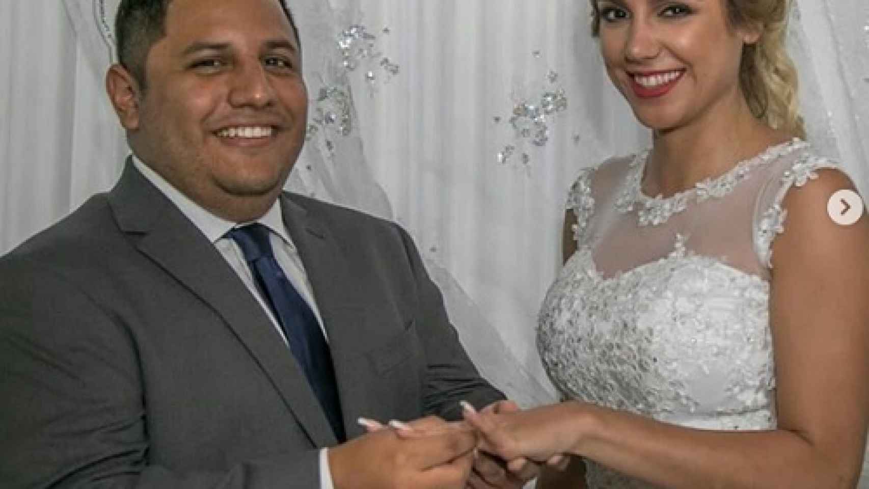 Viviana Figueredo y Giancarlo Álvarez se casaban en 2018.