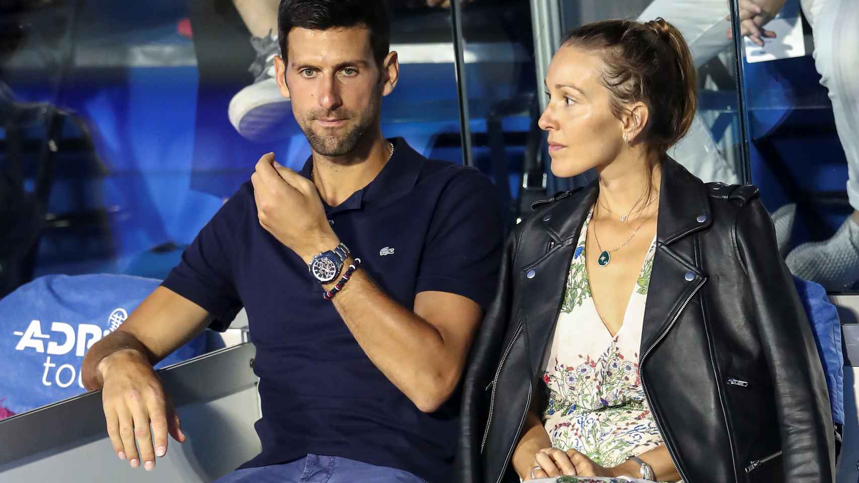 Djokovic y su mujer Jelena
