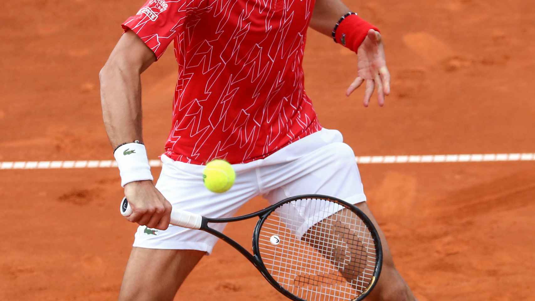 Novak Djokovic, durante un partido del Adria Tour