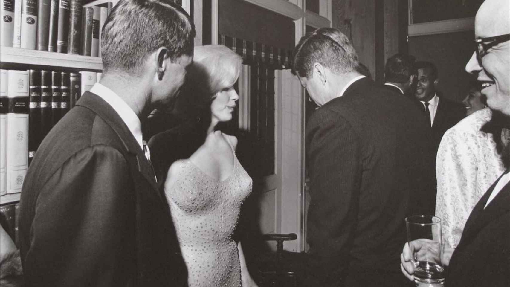 Marilyn con Kennedy el famoso día del Happy Birthday Mr. President.