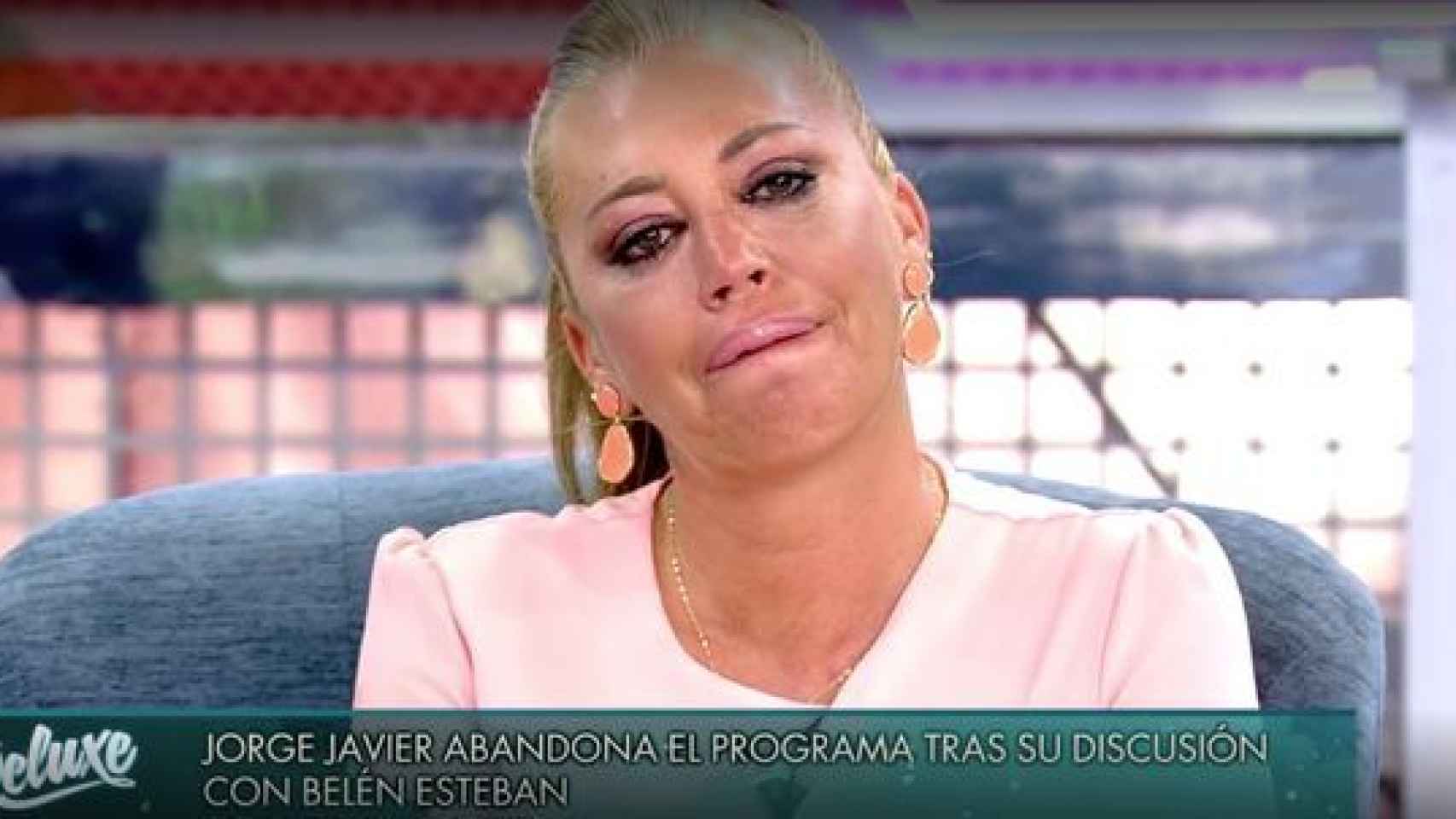 Belén Esteban durante su entrevista en 'Sábado Deluxe'.