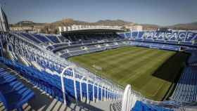 El Estadio de La Rosaleda de Málaga