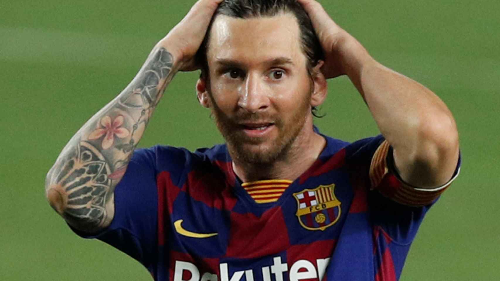 Leo Messi, durante un partido del Barcelona en La Liga