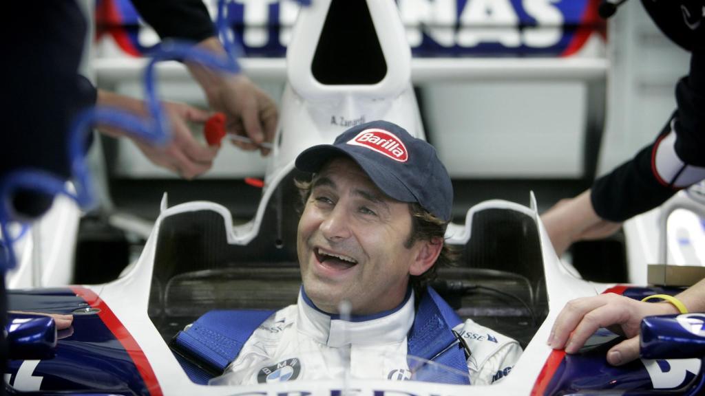 Alex Zanardi en el interior de un monoplaza