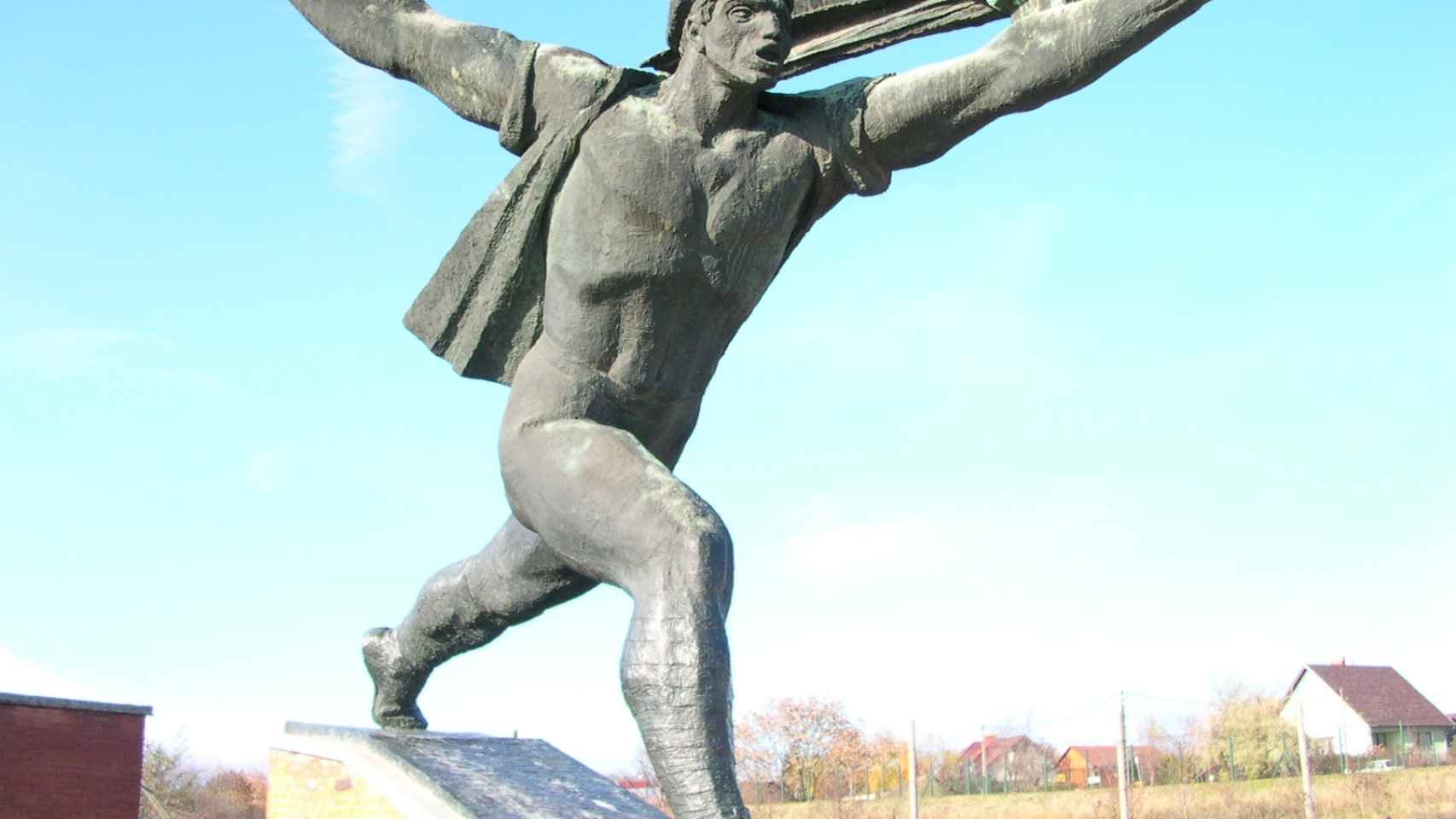 Monumento al campesino en el Memento Park