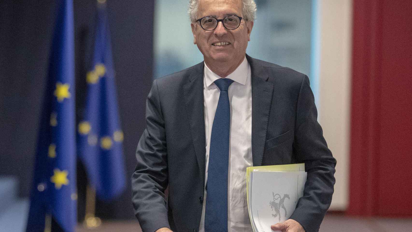 El ministro de Finanzas luxemburgués, Pierre Gramegna, es uno de los veteranos del Eurogrupo