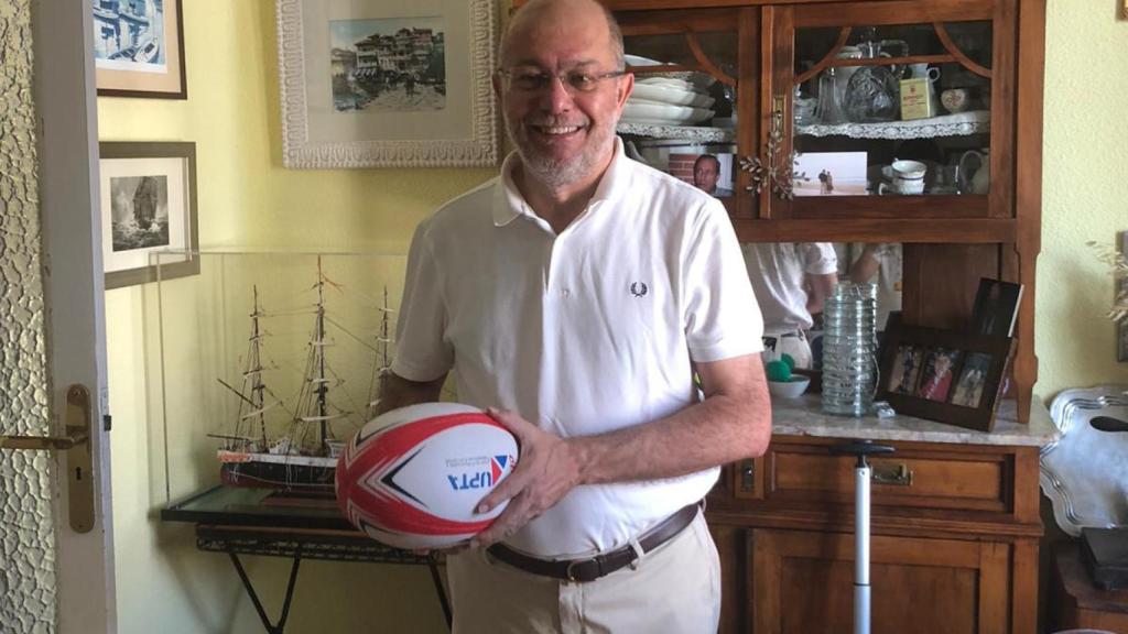 Francisco Igea, vicepresidente de la Junta de Castilla y León, un apasionado del rugby