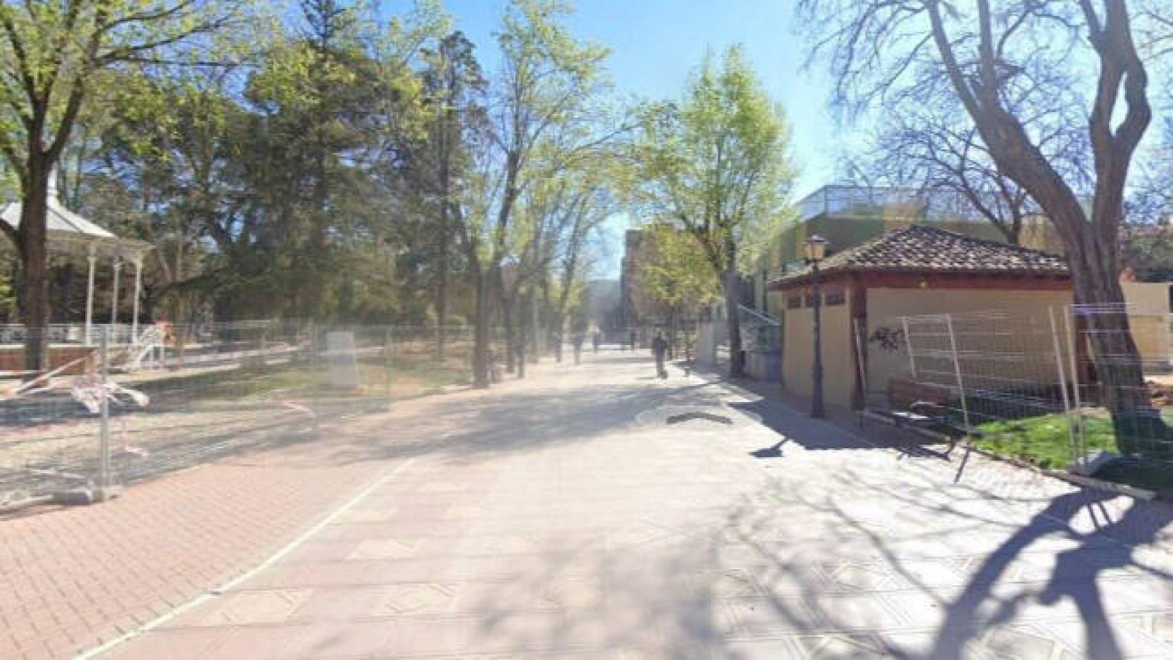 Imagen del Parque de la Concordia de Guadalajara en Google Earth. Foto: Europa Press