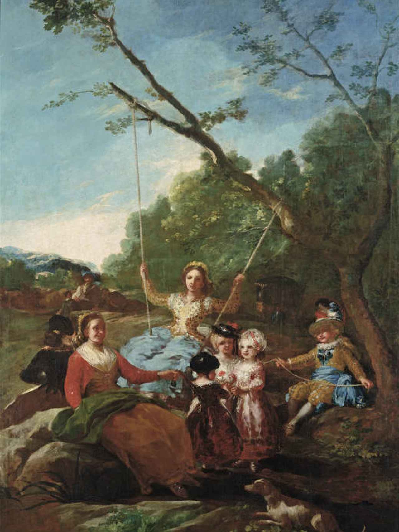 'El columpio' de Francisco de Goya, uno de los cuadros robados a Esther Koplowitz.