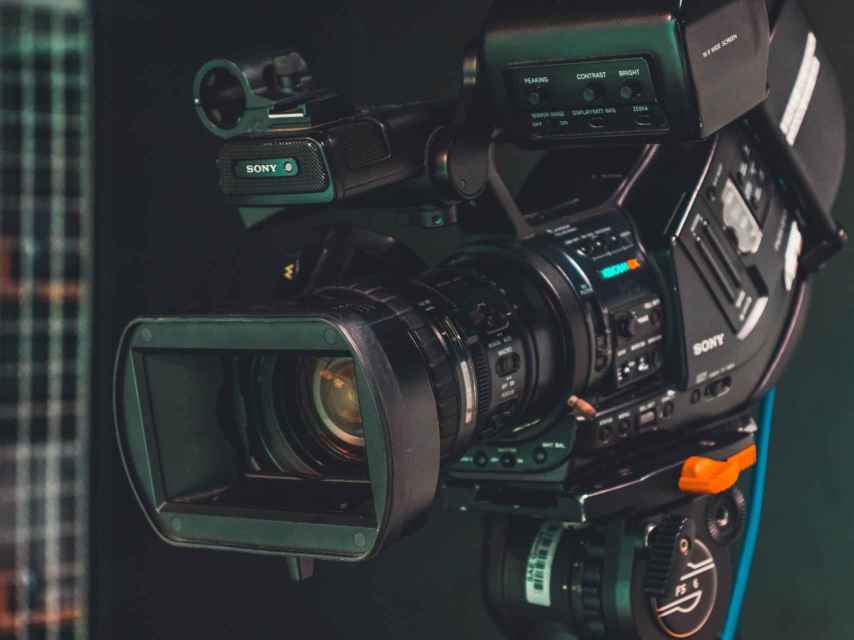 Imagen de archivo de una cámara de vídeo.