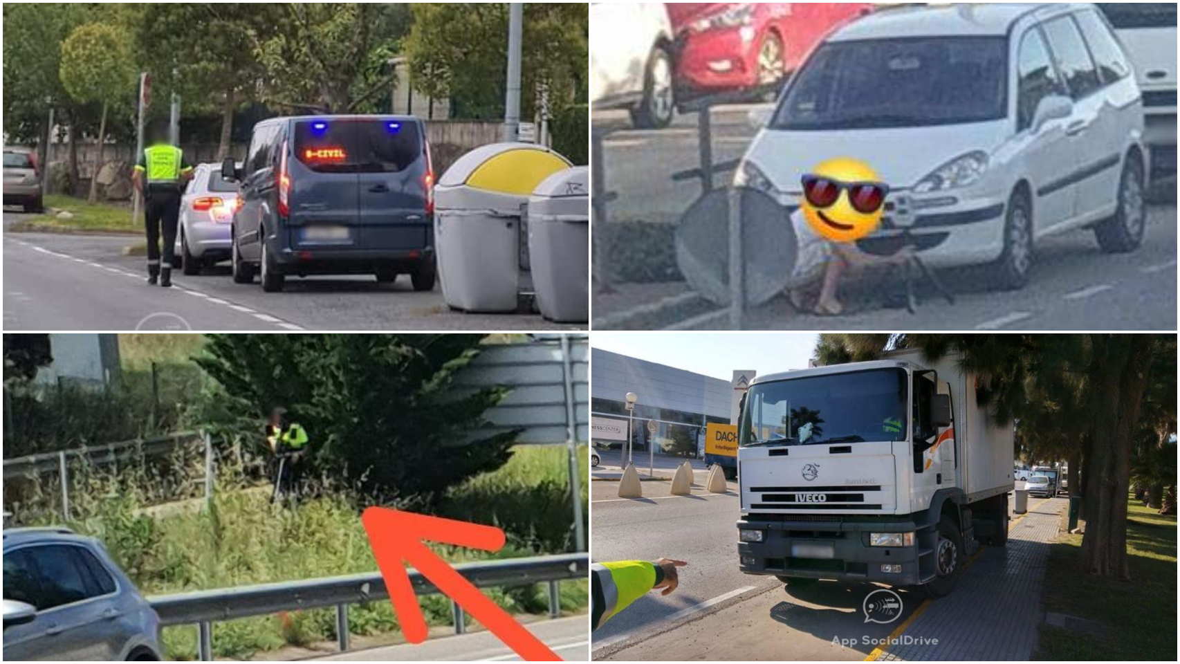 Los trucos que usa la DGT para multarte: radares ocultos en furgonetas, camiones y motos