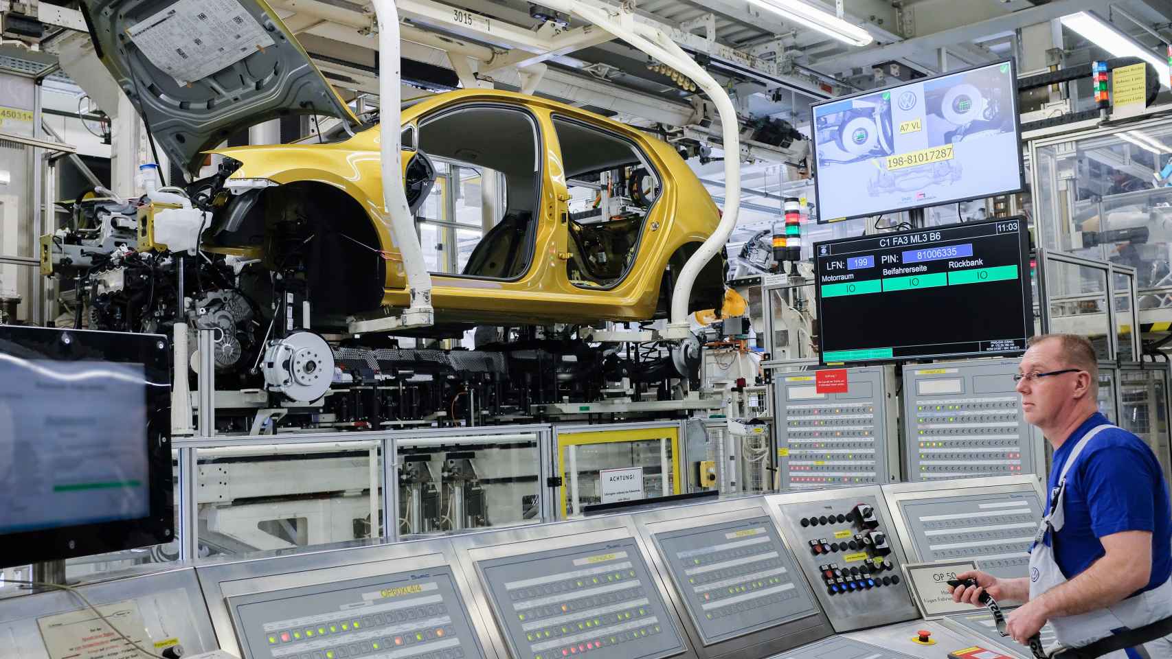 Imagen de la planta de Volkswagen en Wolfsburgo (Alemania).