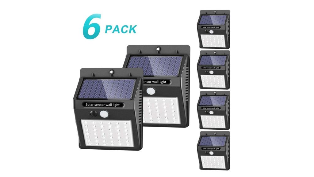 Lamparas solares con sensor de movimiento