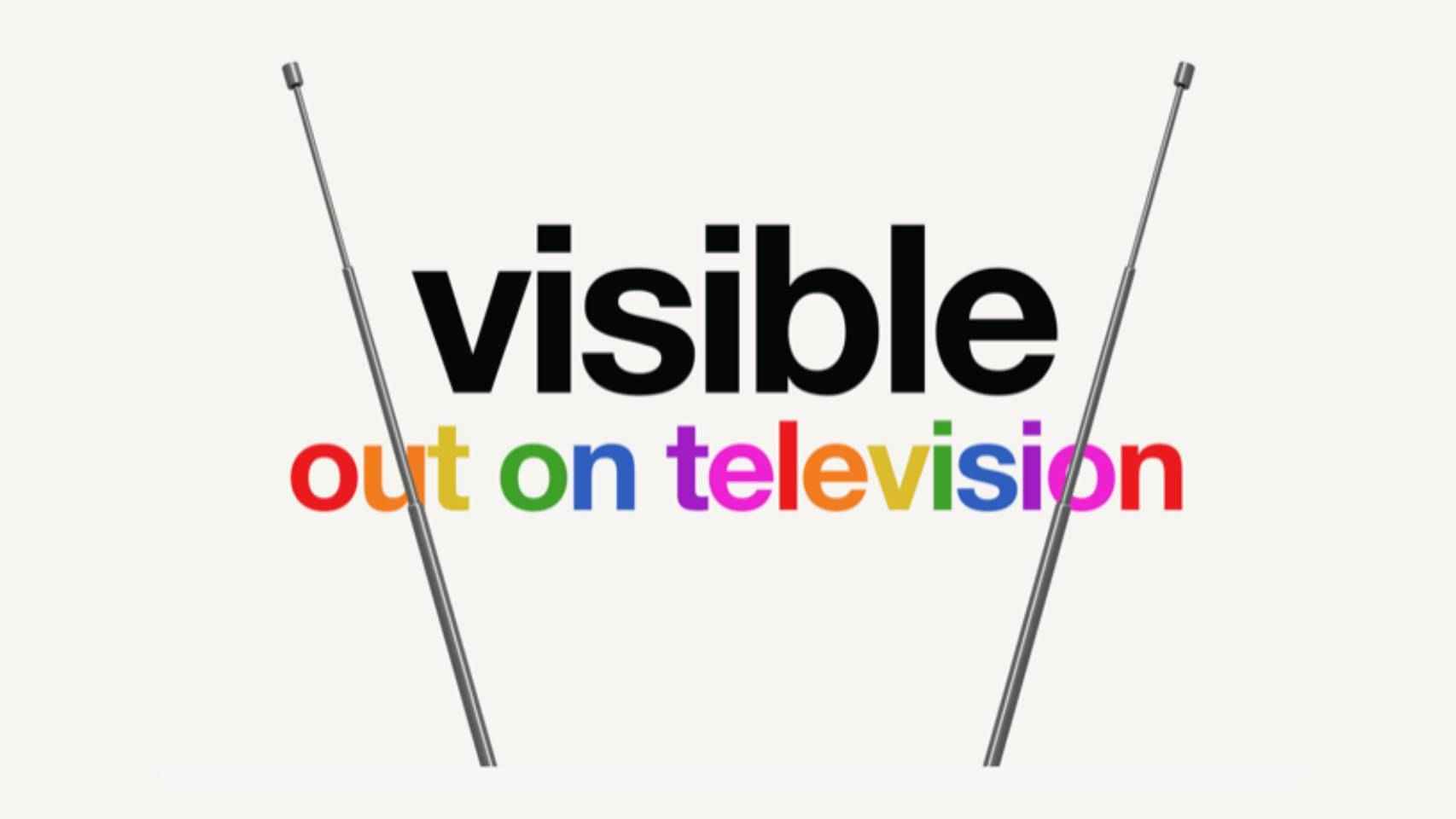 Visible out on television