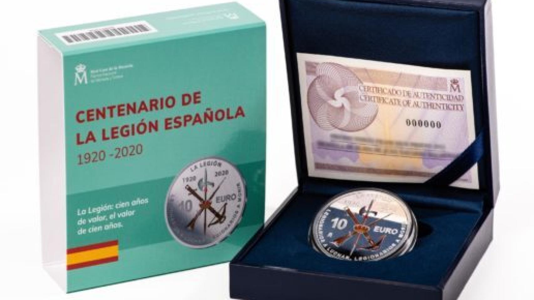 Los legionarios se quedan si la moneda del centenario: se venden ya a 500 € en el mercado negro