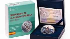 Los legionarios se quedan si la moneda del centenario: se venden ya a 500 € en el mercado negro