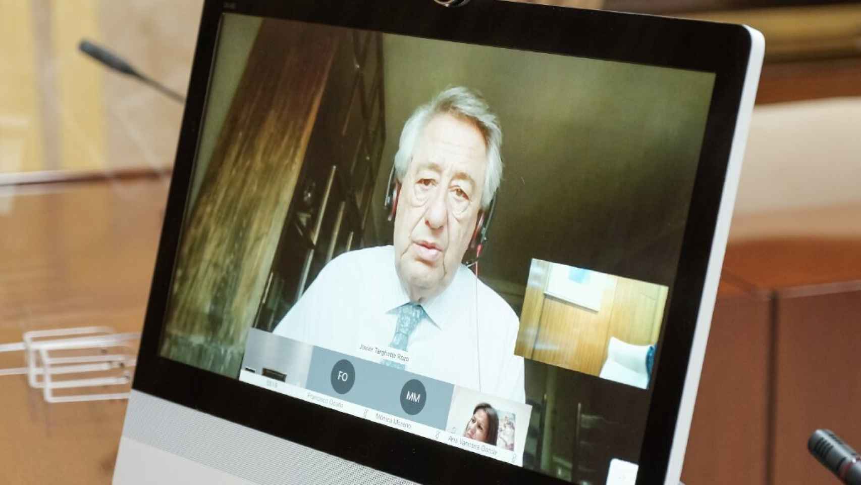 Javier Targhetta (Atlantic Copper) participa en la subcomisión por videoconferencia