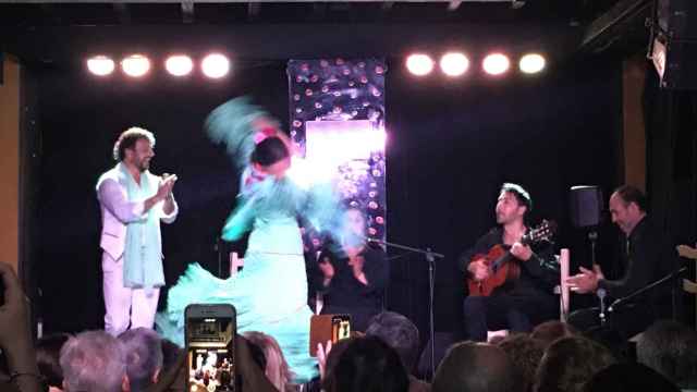Espectáculo flamenco en La Guarida del Ángel de Jerez de la Frontera.