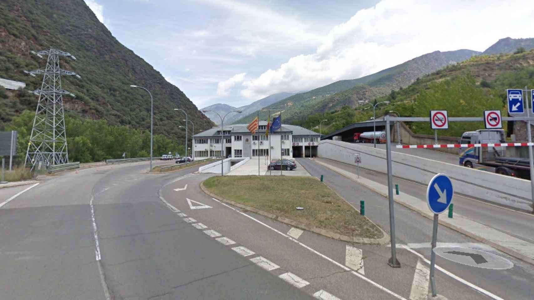 Paso fronterizo con Andorra, en el que tuvo lugar la extradición de Pablo Olona.