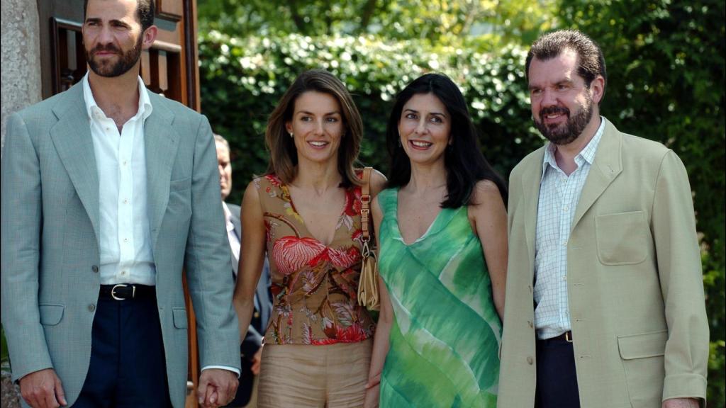 Felipe VI, Letizia, Ana Togores y Jesús Ortiz.