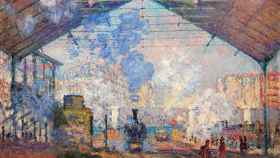 Claude-Monet.-Gare-Saint-Lazare,-1877.-Musée-dOrsay,-París