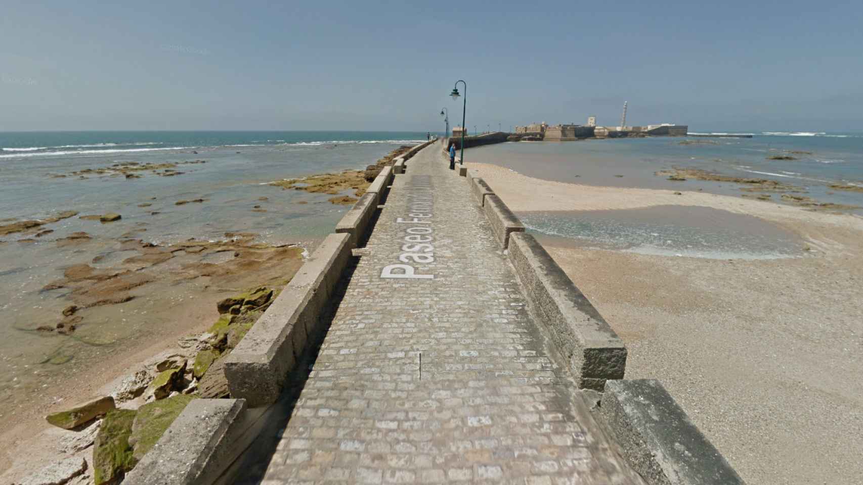 Paseo de Fernando Quiñones en Cádiz.