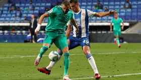 Tacón y caño de Benzema antes del gol de Casemiro