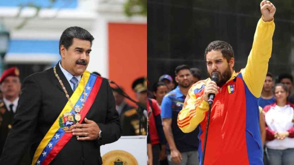 Nicolás Maduro y su hijo, Nicolás Maduro Guerra.