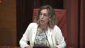 La consellera de Empresa y Conocimiento de la Generalitat, Àngels Chacón, en el Parlament este lunes.