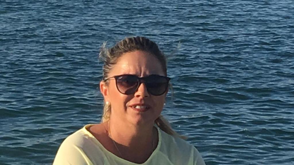 Carmen Navas, patrona de la Cofradía de Pescadores de Vélez-Málaga.