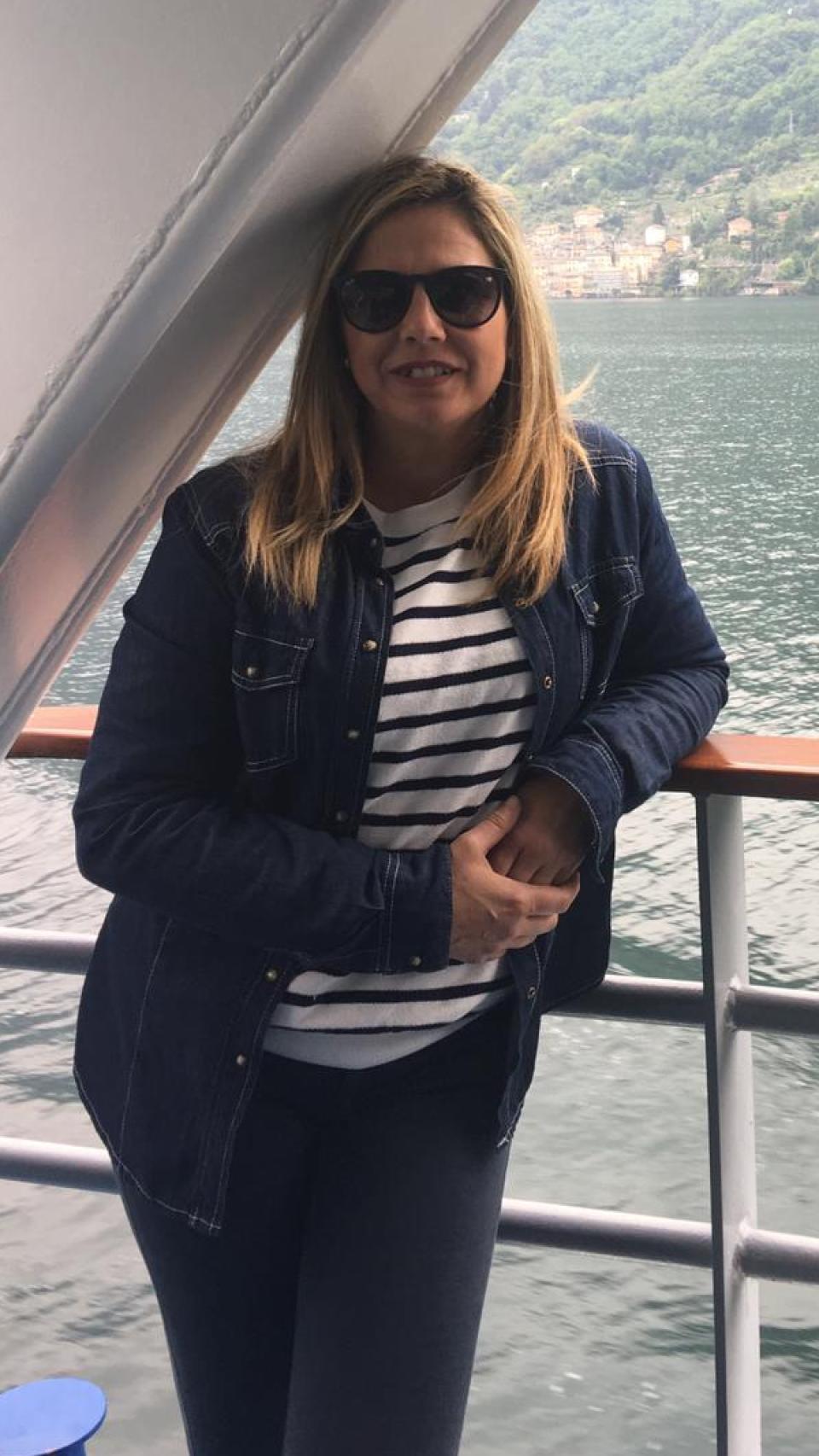 Carmen Navas, patrona de la Cofradía de pescadores de Vélez-Málaga.