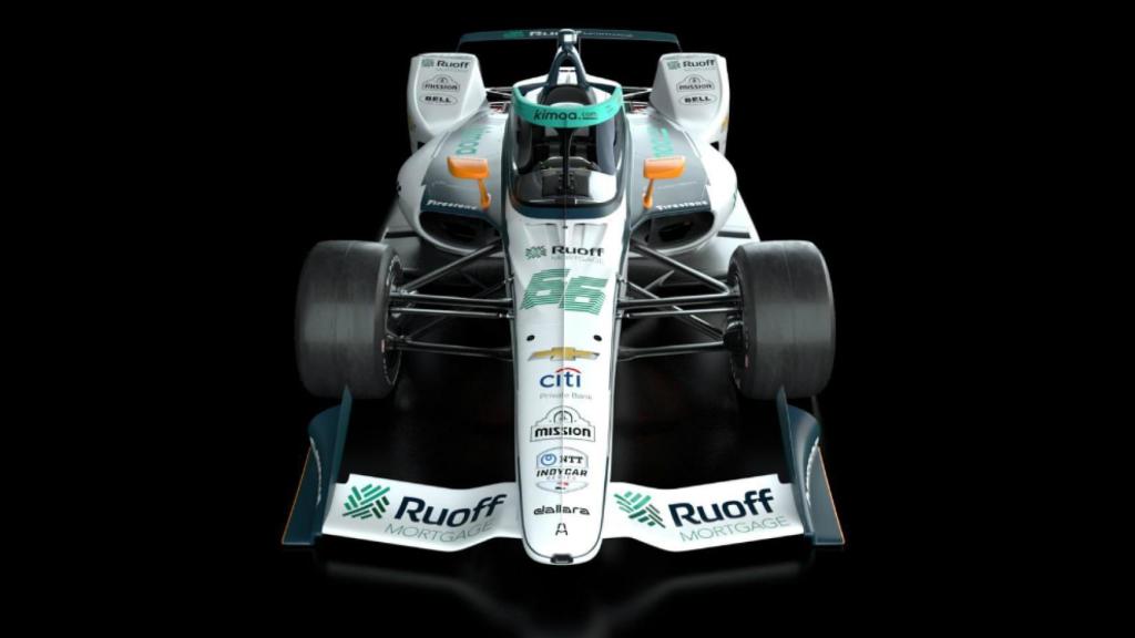 El coche de Fernando Alonso para disputar las 500 MIllas de Indianápolis en 2020. Foto: Twitter (@ArrowMcLarenSP)