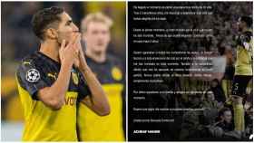 La emotiva despedida de Achraf del Dortmund