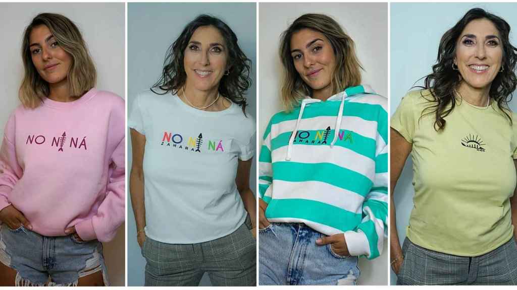Madre e hija ejercen de modelos en la tienda online de No Ni Na.