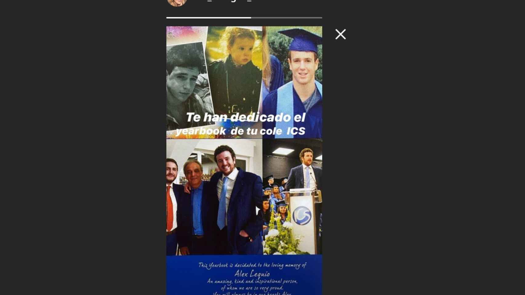 Historia de Instagram de Ana Obregón.
