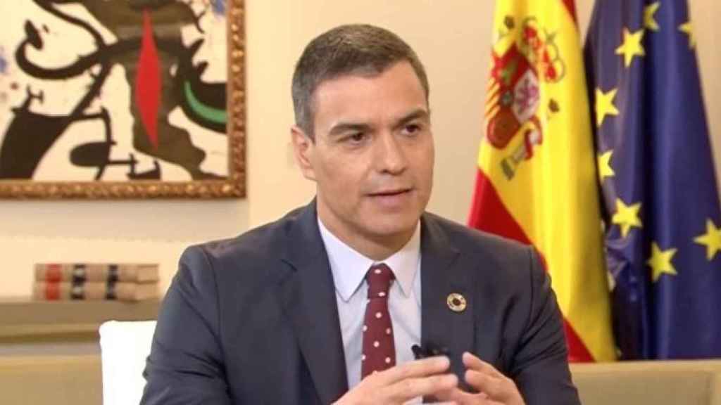 El presidente del Gobierno, Pedro Sánchez, en una entrevista en La Sexta.