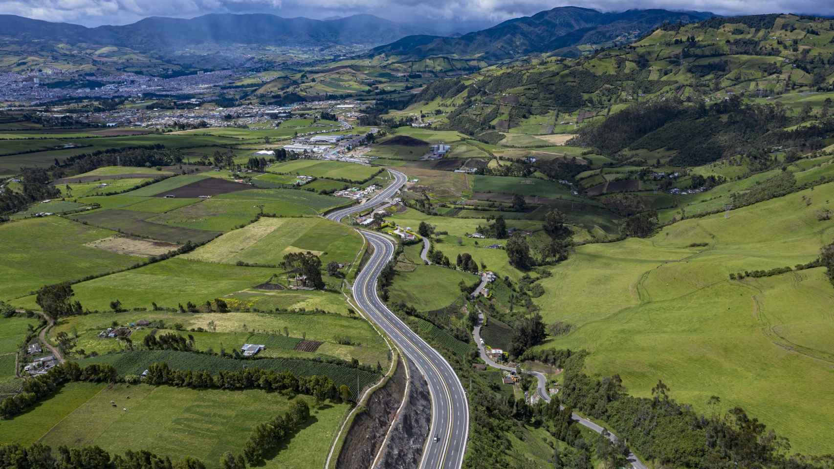 Una de las autopistas de Sacyr en Colombia.